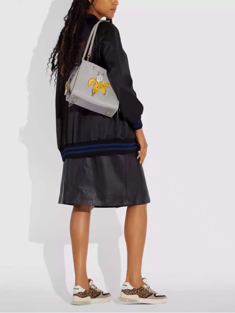 Coach X Jean-Michel Basquiat Rogue Bag 25 With Snakeskin Detail 6888 - Picture 16 of 16